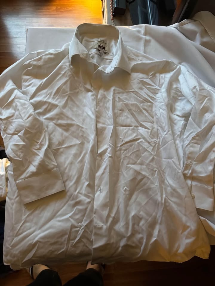 Joseph Abboud Egyptian white dress shirt 17 1/2 - photo 4