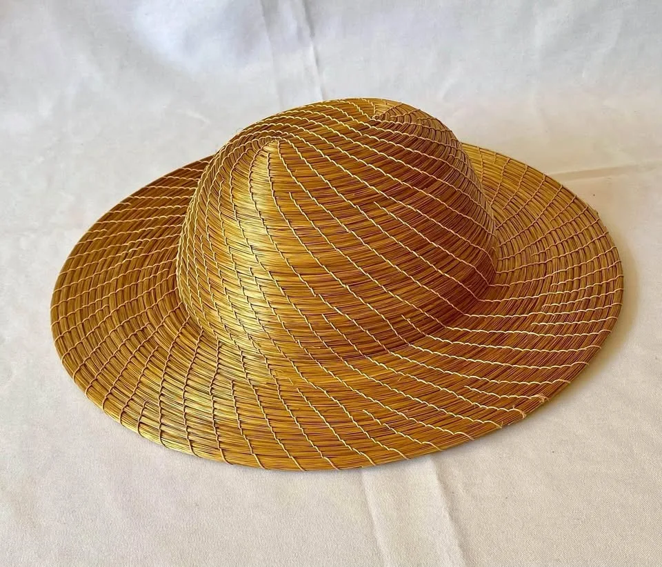 Rare Golden Grass Hat