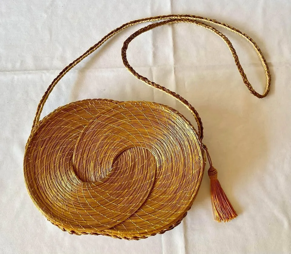 Rare Golden Grass Infinity Purse