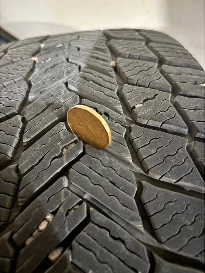 Michelin Winter Tires with Steel Rims – Like New! ❄️