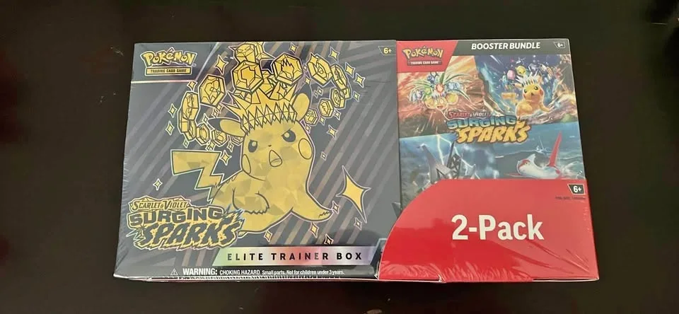 Pokémon Elite Trainer Box Booster Bundle Surging Sparks