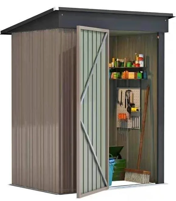 Brand New – 5x3 ft Outdoor Metal Storage Shed (CK30866)