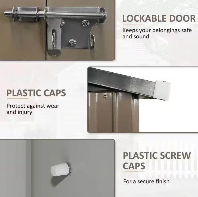 Brand New – 5x3 ft Outdoor Metal Storage Shed (CK30866) image indicator(3)