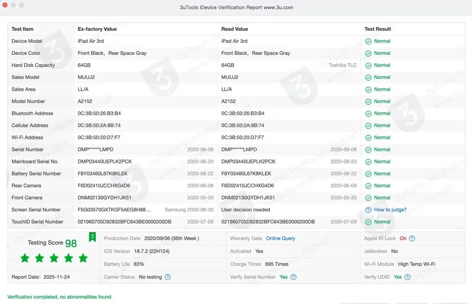 iPad Air 3 Generation 64GB With Apple Keyboard image indicator(4)