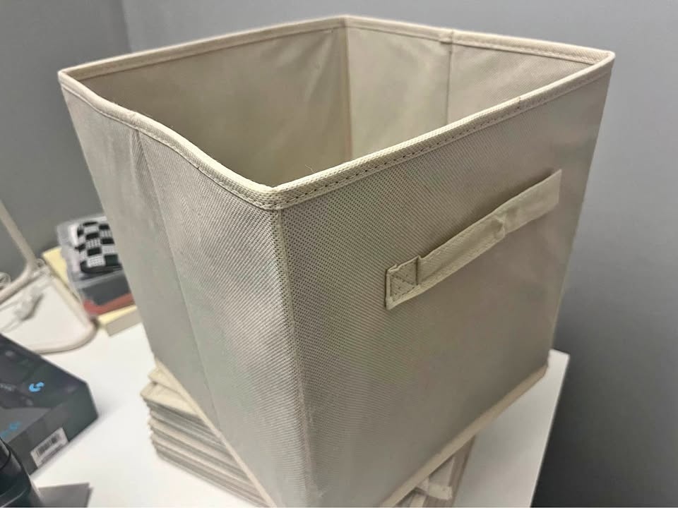 Collapsible Fabric Storage Cubes – 6 Pack