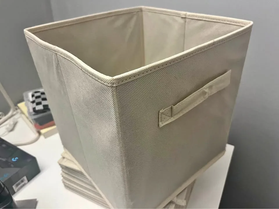 Collapsible Fabric Storage Cubes – 6 Pack