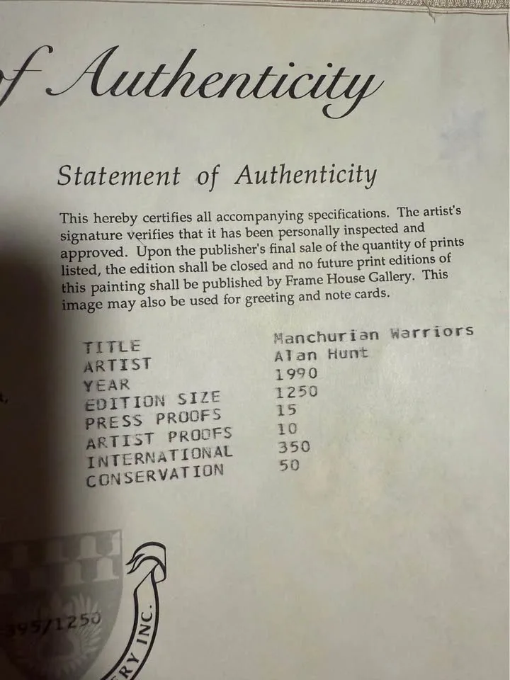 Manchurian Warriors by Alan Hunt image indicator(5)