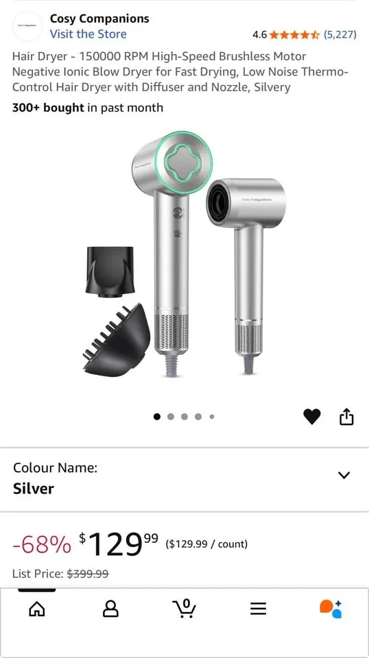 High-Speed Hair Dryer image indicator(4)