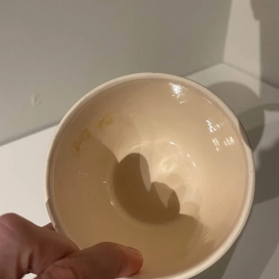 Vintage Thai Blue and White Floral Ceramic Jar - 5.5” image indicator(5)