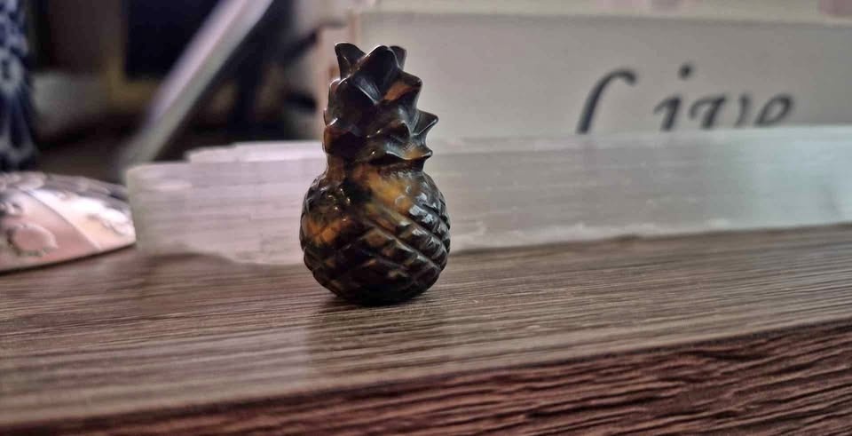 Tiger's Eye Pineapple Crystal