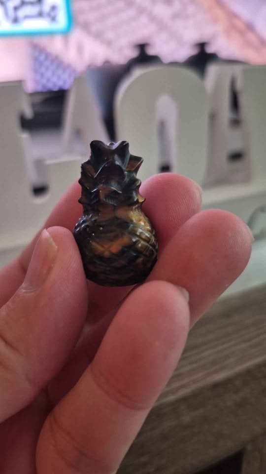 Tiger's Eye Pineapple Crystal - photo 2