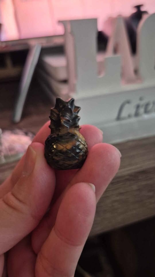 Tiger's Eye Pineapple Crystal - photo 4