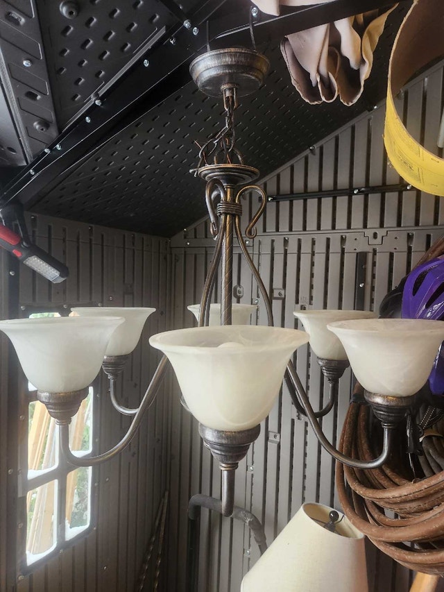 6 light dinning room chandelier