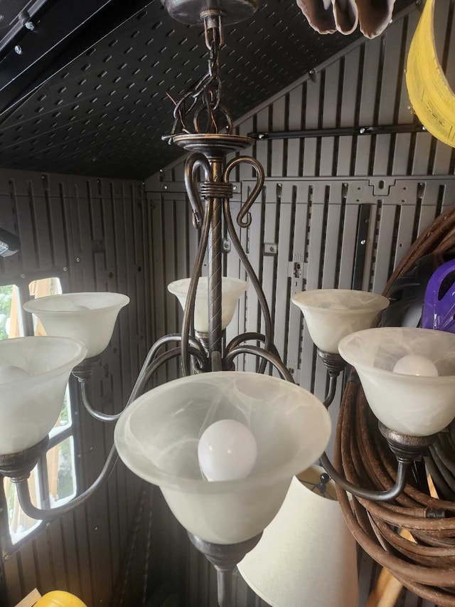 6 light dinning room chandelier - photo 2
