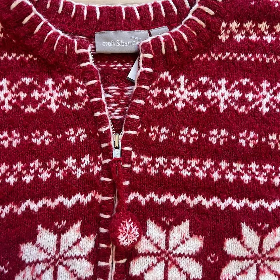 Vintage Croft and Barrow Snowflake Sweater - photo 4