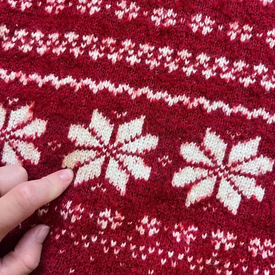 Vintage Croft and Barrow Snowflake Sweater image indicator(6)