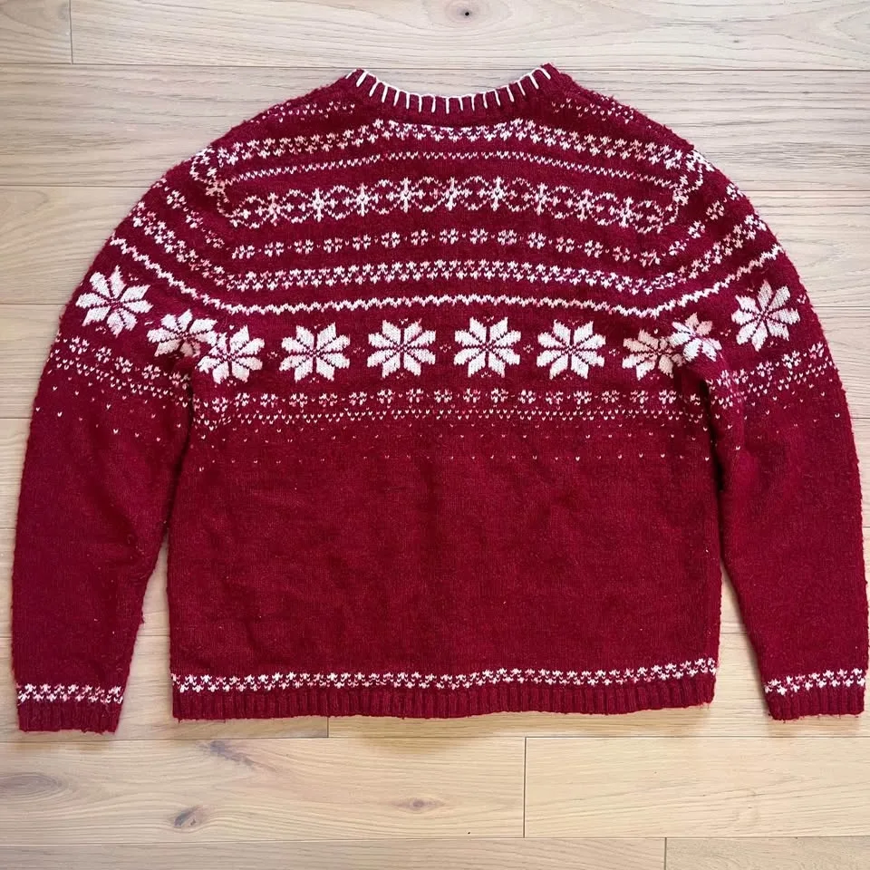 Vintage Croft and Barrow Snowflake Sweater image indicator(7)