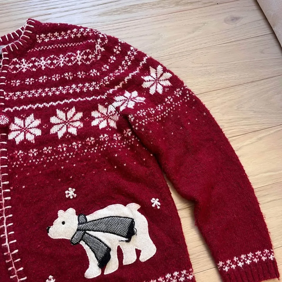 Vintage Croft and Barrow Snowflake Sweater image indicator(8)