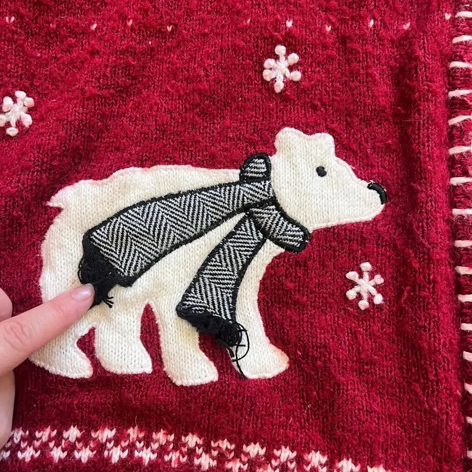 Vintage Croft and Barrow Snowflake Sweater image indicator(9)