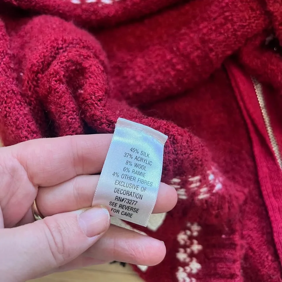 Vintage Croft and Barrow Snowflake Sweater image indicator(10)