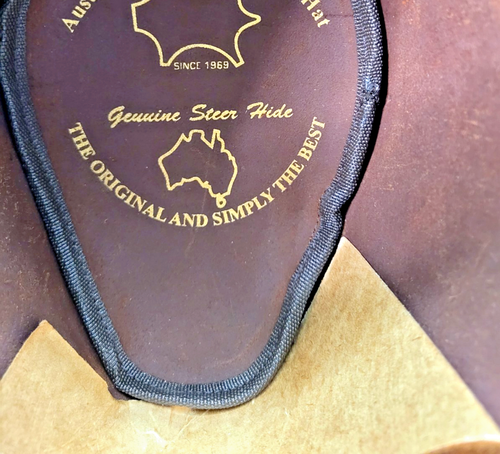 Australia’s Leading Leather Hat Genuine Steer Hide Hand Made Siz - photo 5