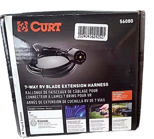 CURT 7-WAY RV BLADE EXTENSION HARNESS 56080