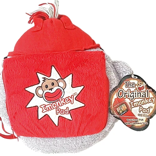 Imonkey Pad Plush Carrying Case BackPack for iPad Sock Monkey Pi