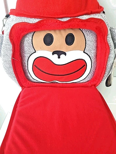 Imonkey Pad Plush Carrying Case BackPack for iPad Sock Monkey Pi - photo 4