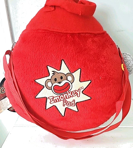 Imonkey Pad Plush Carrying Case BackPack for iPad Sock Monkey Pi - photo 5