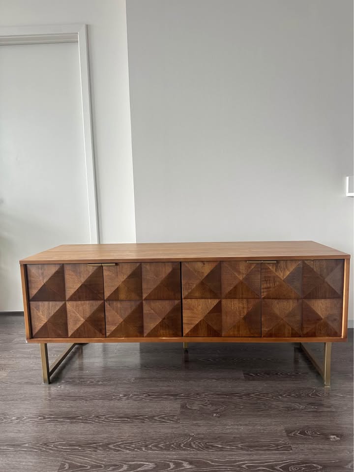 World Market Wood Rouvin Media Console - photo 2