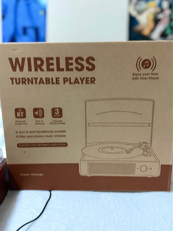 Vinyl Player Bluetooth turntable image indicator(3)