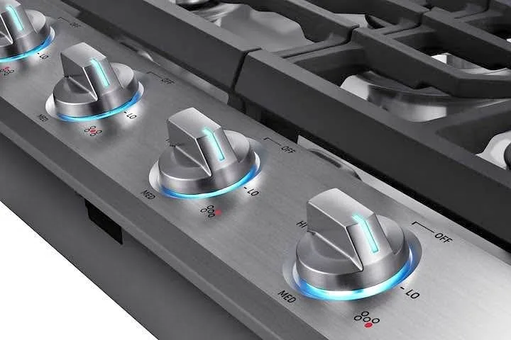 Samsung 36" 5-Burner Smart Gas Cooktop Stove Bluetooth