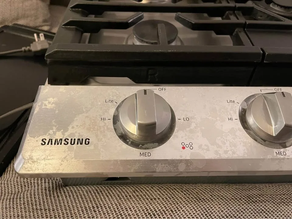 Samsung 36" 5-Burner Smart Gas Cooktop Stove Bluetooth image indicator(2)