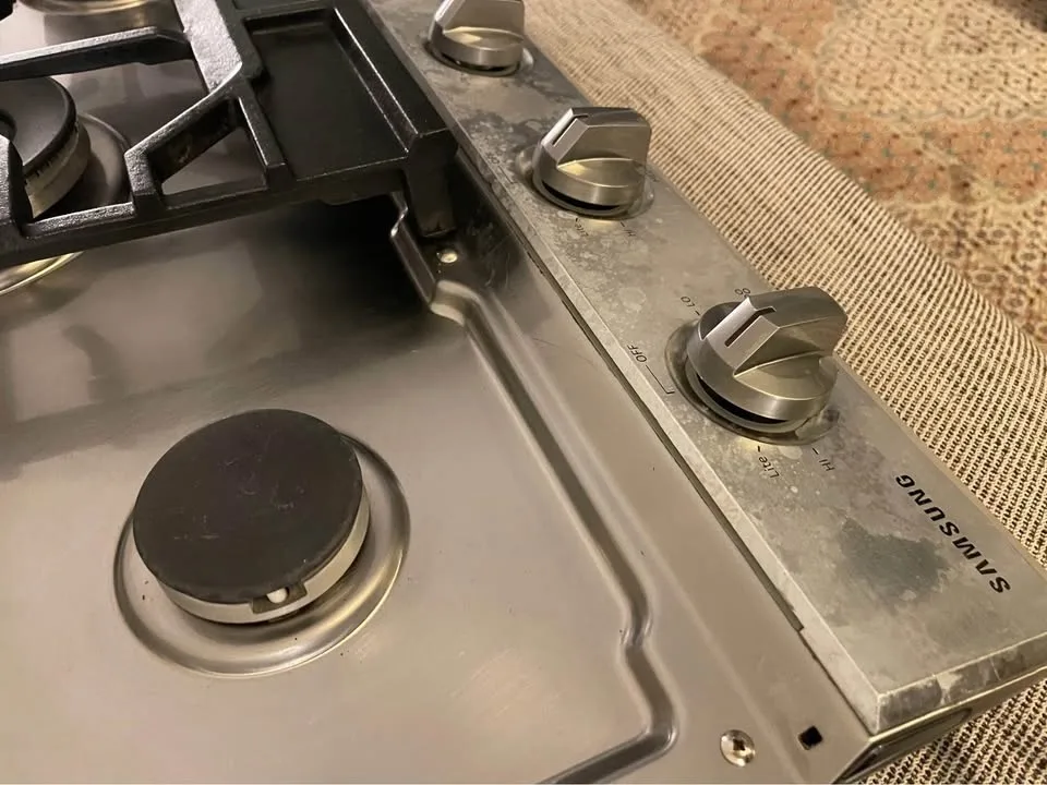 Samsung 36" 5-Burner Smart Gas Cooktop Stove Bluetooth image indicator(6)