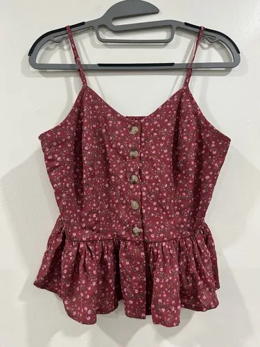 Japna Crop floral Top Size M