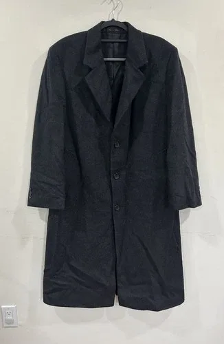 Italy GGG Trench Coat Men’s Size 38 R Charcoal Color