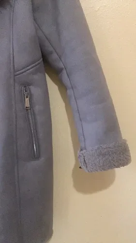 calvin klein suede coat women size XS image indicator(3)