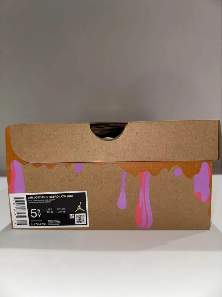 Jordan 5 Retro Low Peanut Butter & Jelly (GS) size 5.5y / 7w image indicator(2)