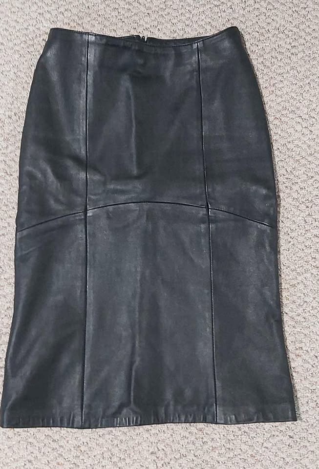 Real Leather skirt size S or 4