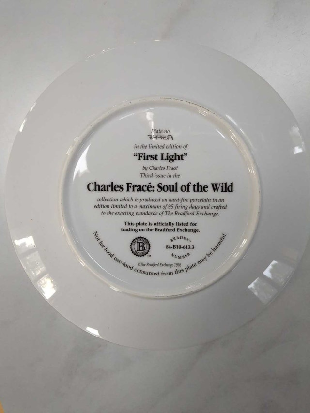 Collector Plates. Charles Fracé: Soul of the Wild - photo 3