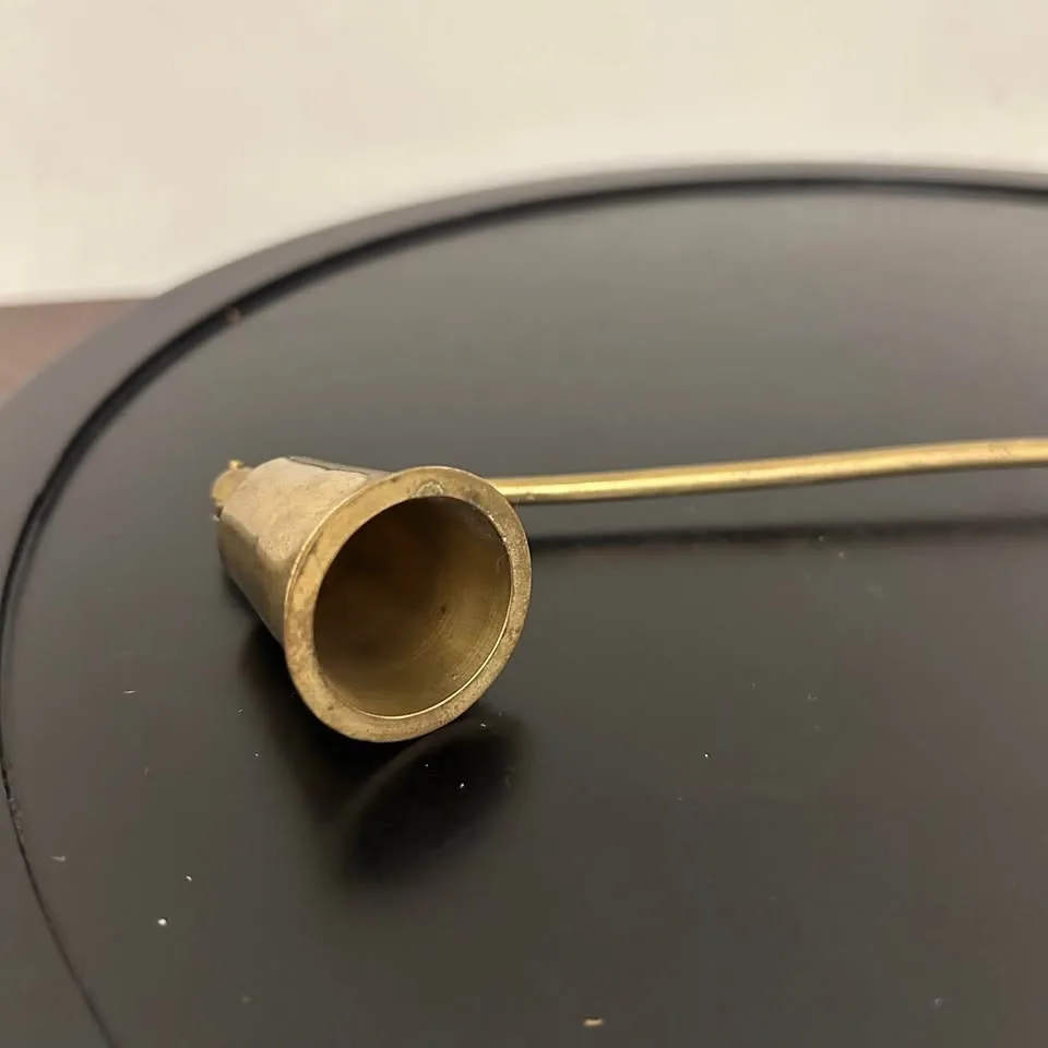 Vintage Brass Candle Snuffer image indicator(3)