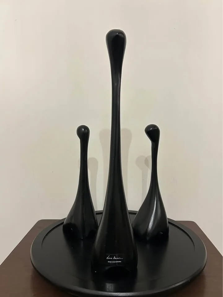 Modern Scandinavian Bird Sculptures Set of 3 image indicator(2)