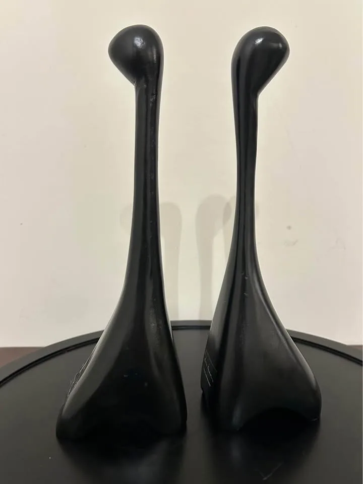 Modern Scandinavian Bird Sculptures Set of 3 image indicator(10)