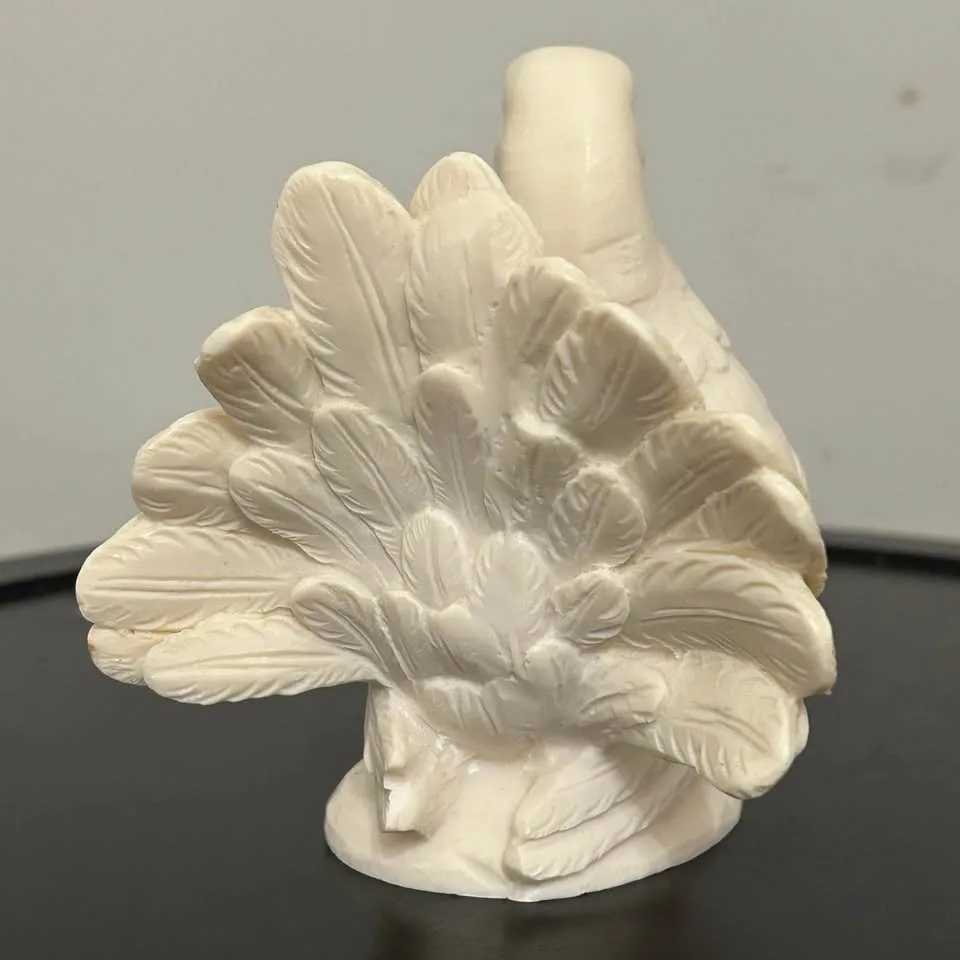 Italian Santini Dove Sculpture • Alabaster Pigeon • Signed Vinta image indicator(3)