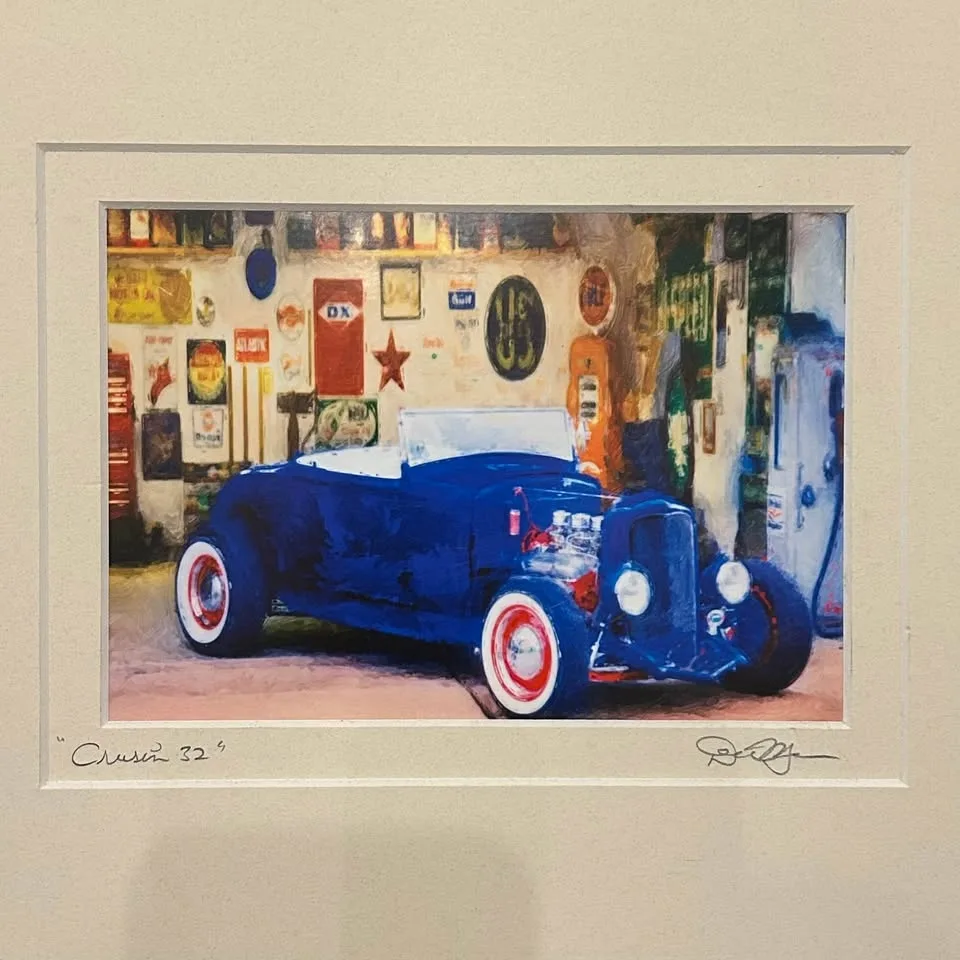 Vintage “Cruisin’ 32” Hot Rod Art Print image indicator(2)