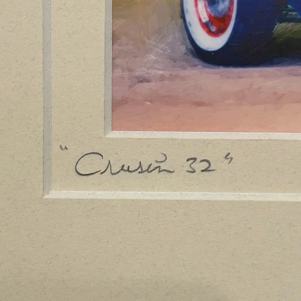 Vintage “Cruisin’ 32” Hot Rod Art Print image indicator(3)