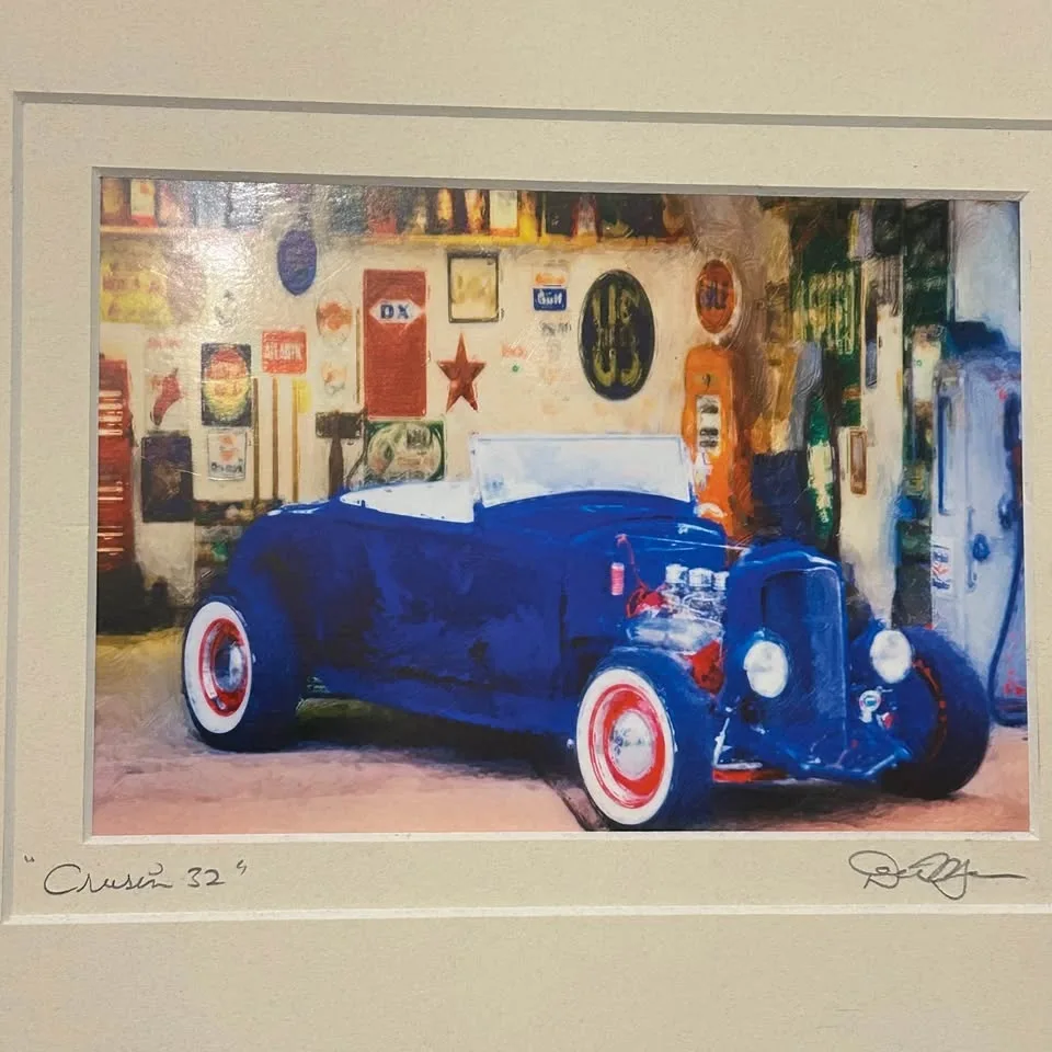 Vintage “Cruisin’ 32” Hot Rod Art Print image indicator(6)