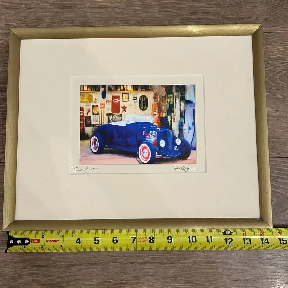 Vintage “Cruisin’ 32” Hot Rod Art Print image indicator(9)