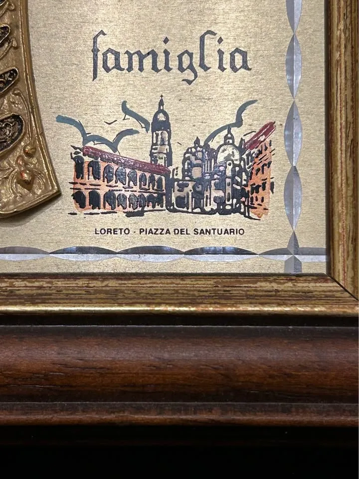 Vintage Italian Madonna di Loreto Plaque image indicator(2)