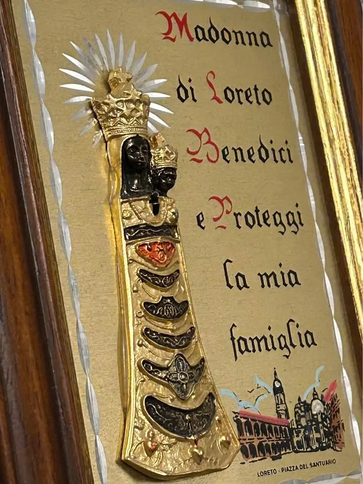 Vintage Italian Madonna di Loreto Plaque image indicator(4)
